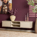 Zwevend tv meubel Ambiance Naturel Mangohout 120 cm