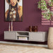 Zwevend tv meubel Ambiance Taupe Mangohout 160 cm