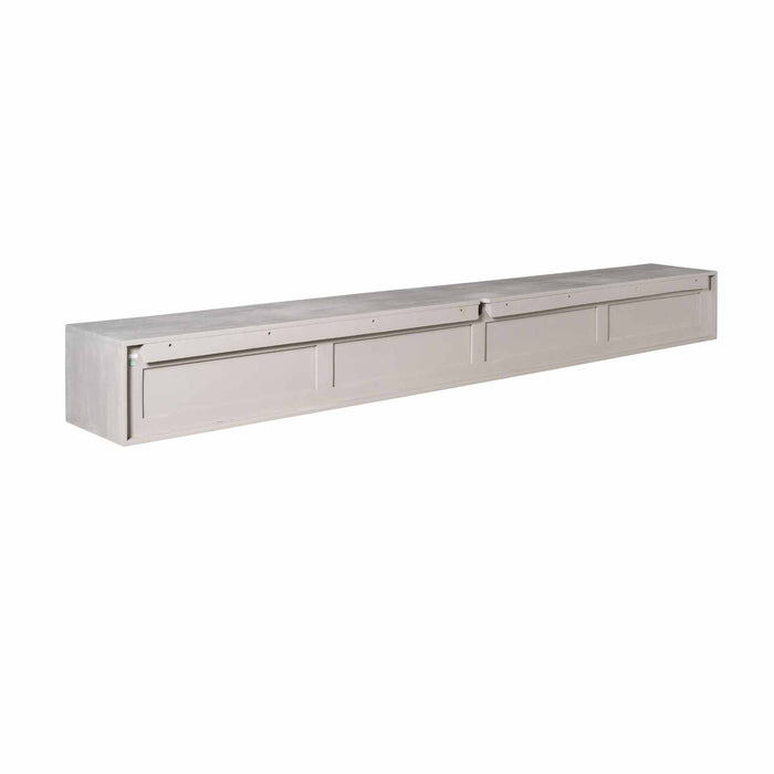 Zwevend tv meubel Ambiance Taupe Mangohout 200 cm