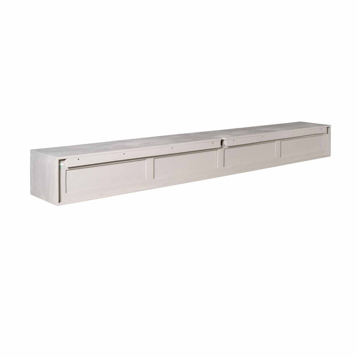 Zwevend tv meubel Ambiance Taupe Mangohout 280 cm