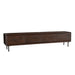 Zwevend tv meubel Allure Bruin Mangohout 200 cm
