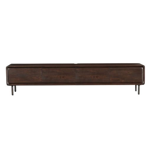 Zwevend tv meubel Allure Bruin Mangohout 200 cm