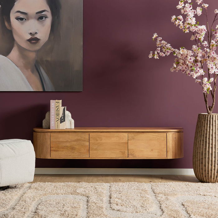 Tv meubel Excellent Naturel Mangohout 120 cm