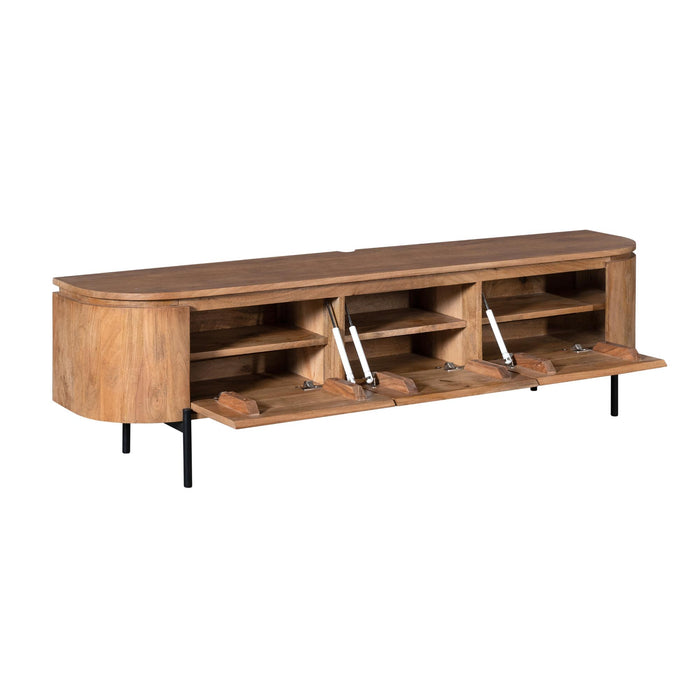 Tv meubel Excellent Naturel Mangohout 160 cm