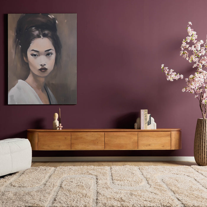 Tv meubel Excellent Naturel Mangohout 240 cm