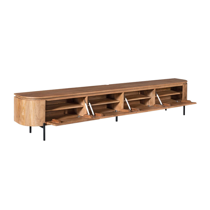 Tv meubel Excellent Naturel Mangohout 240 cm