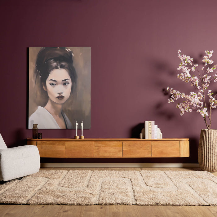 Tv meubel Excellent Naturel Mangohout 280 cm