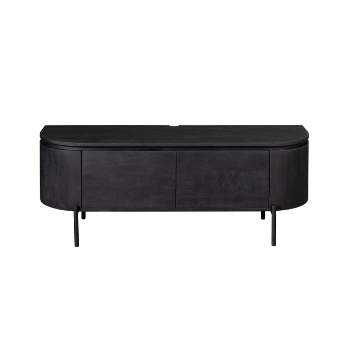 Tv meubel Excellent Zwart Mangohout 120 cm