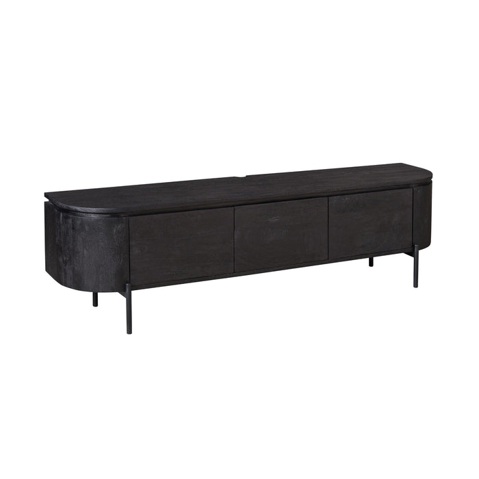 Tv meubel Excellent  Zwart Mangohout  160 cm