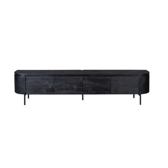 Tv meubel Excellent Zwart Mangohout 240 cm