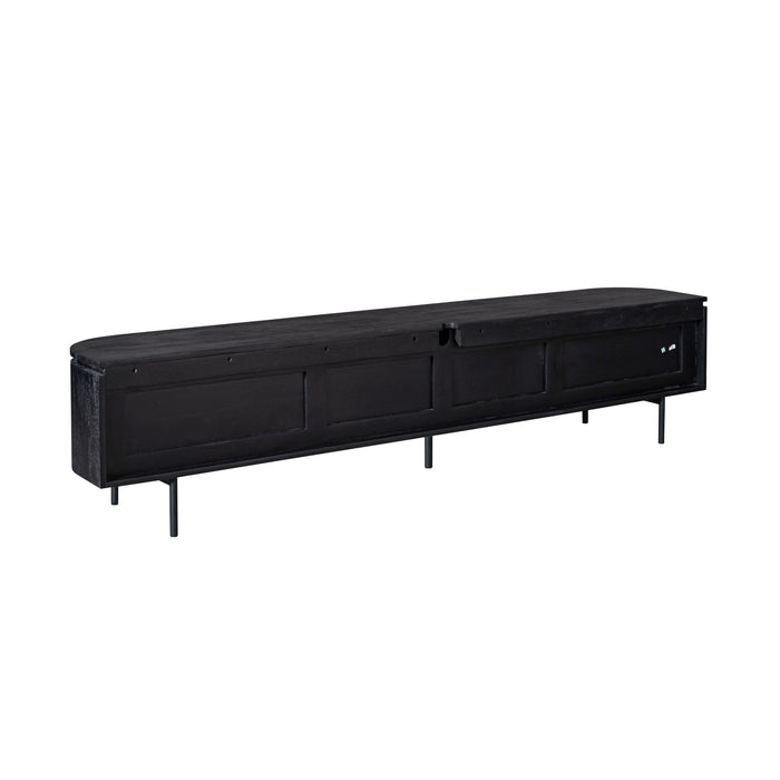 Tv meubel Excellent Zwart Mangohout 240 cm
