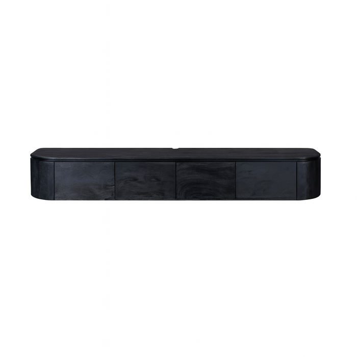 Tv meubel Excellent Zwart Mangohout 240 cm