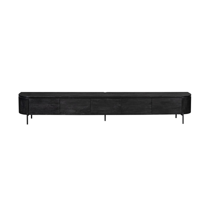 Tv meubel Excellent Zwart Mangohout 280 cm