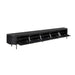 Tv meubel Excellent Zwart Mangohout 280 cm