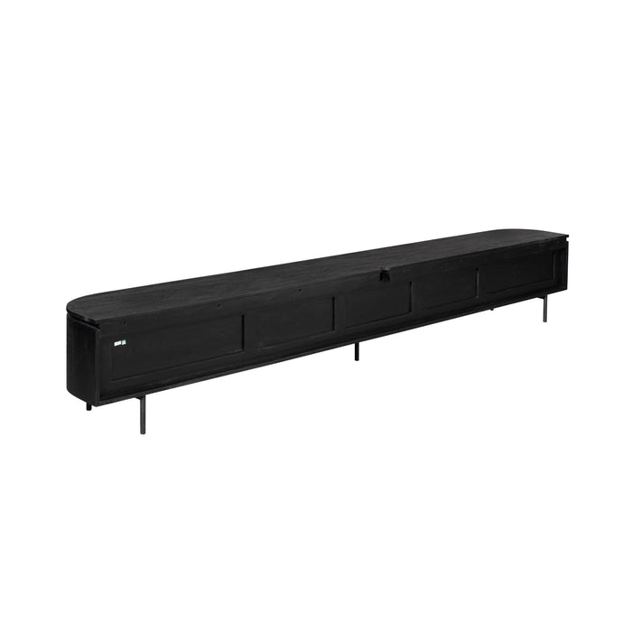Tv meubel Excellent Zwart Mangohout 280 cm