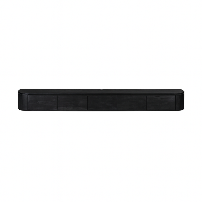 Tv meubel Excellent Zwart Mangohout 280 cm