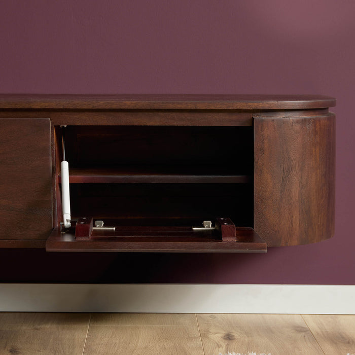 Tv meubel Excellent Bruin Mangohout 120 cm
