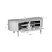 Tv meubel Excellent Bruin Mangohout 120 cm