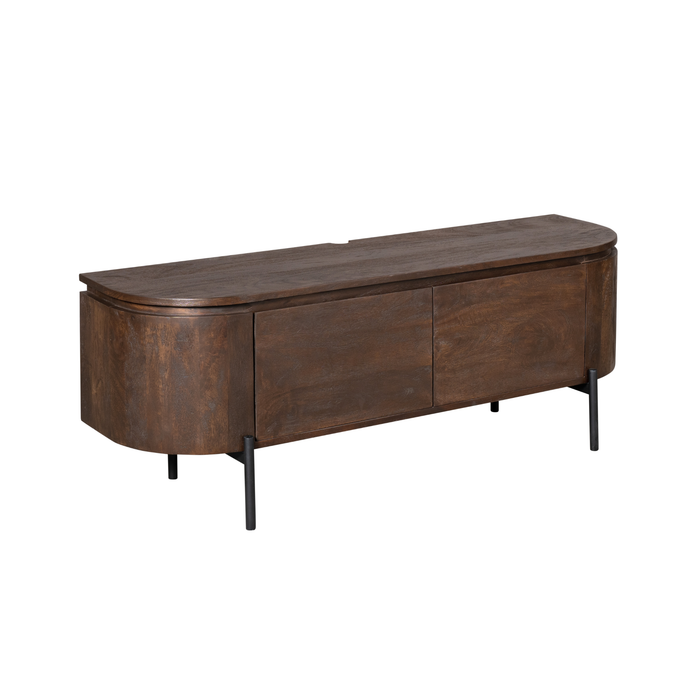 Tv meubel Excellent Bruin Mangohout 120 cm