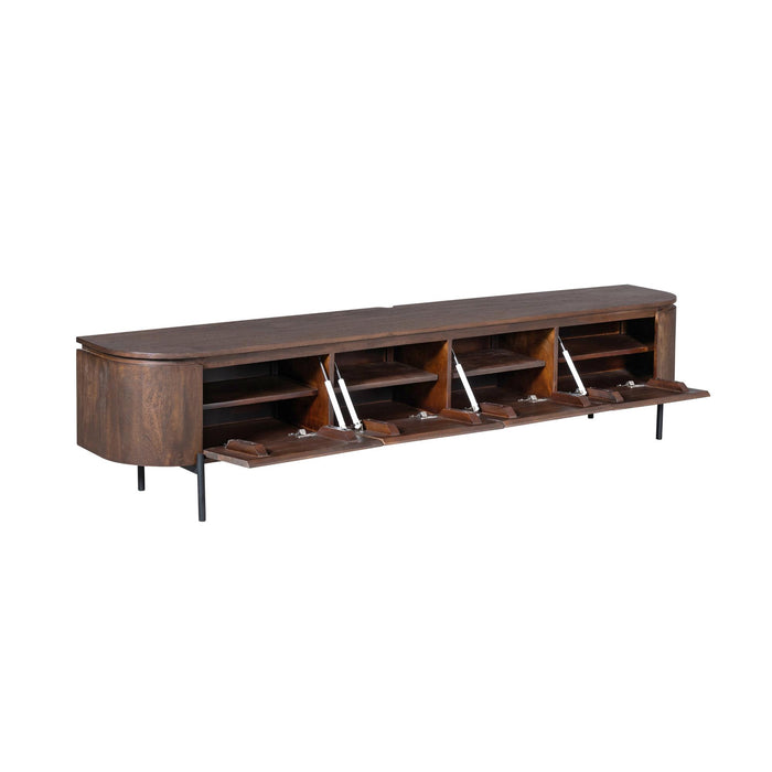 Tv meubel Excellent Bruin Mangohout 200 cm