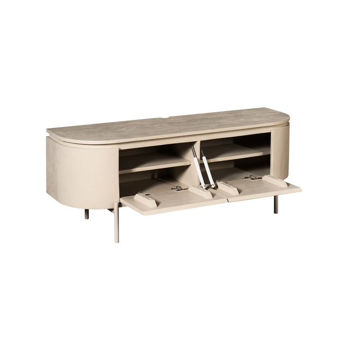 Tv meubel Excellent Zand Mangohout 120 cm