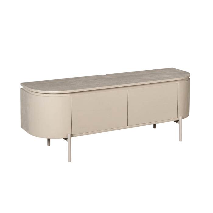 Tv meubel Excellent Zand Mangohout 120 cm