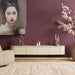 Zwevend tv meubel Ambiance Naturel Mangohout 120 cm