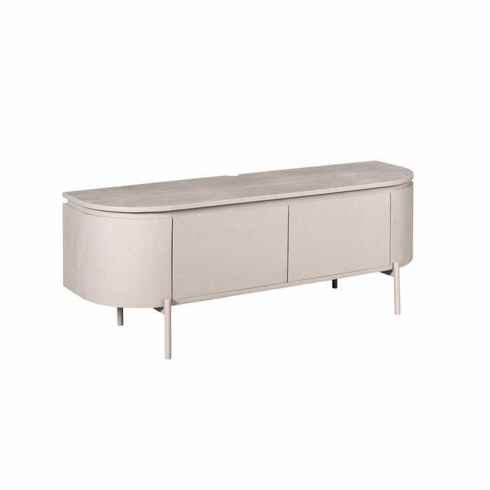 Tv meubel Excellent Taupe Mangohout 120 cm