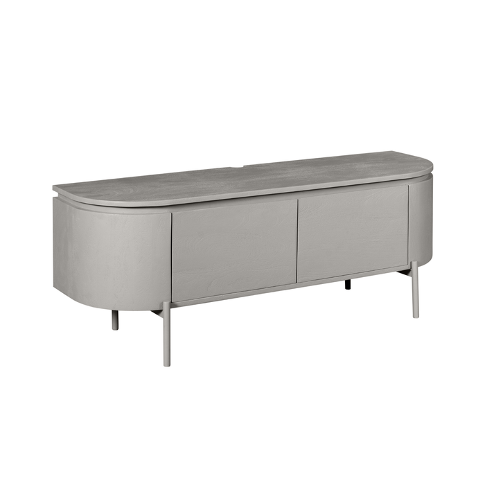 Tv meubel Excellent Taupe Mangohout 120 cm