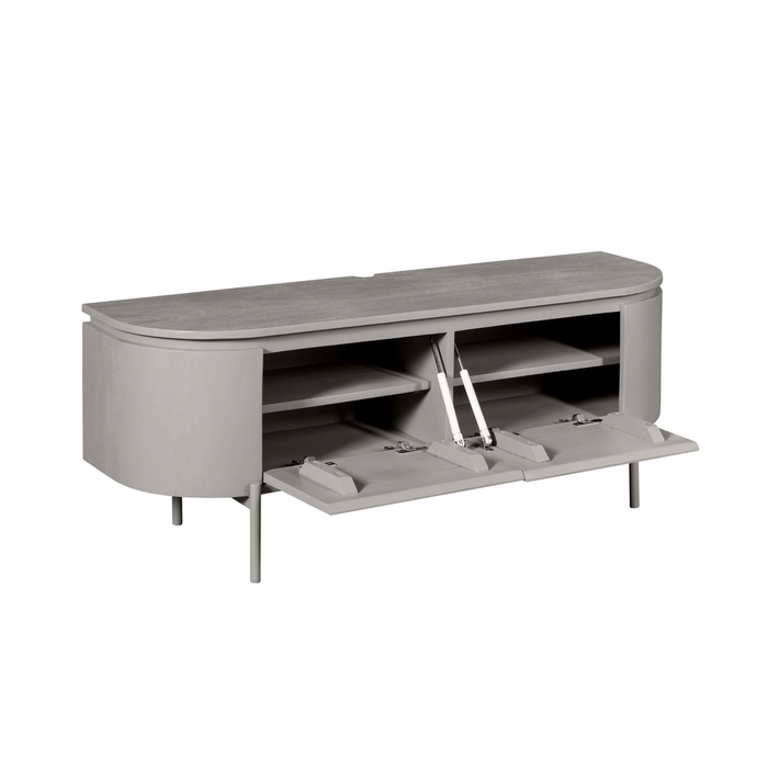 Tv meubel Excellent Taupe Mangohout 120 cm