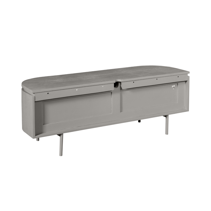 Tv meubel Excellent Taupe Mangohout 120 cm