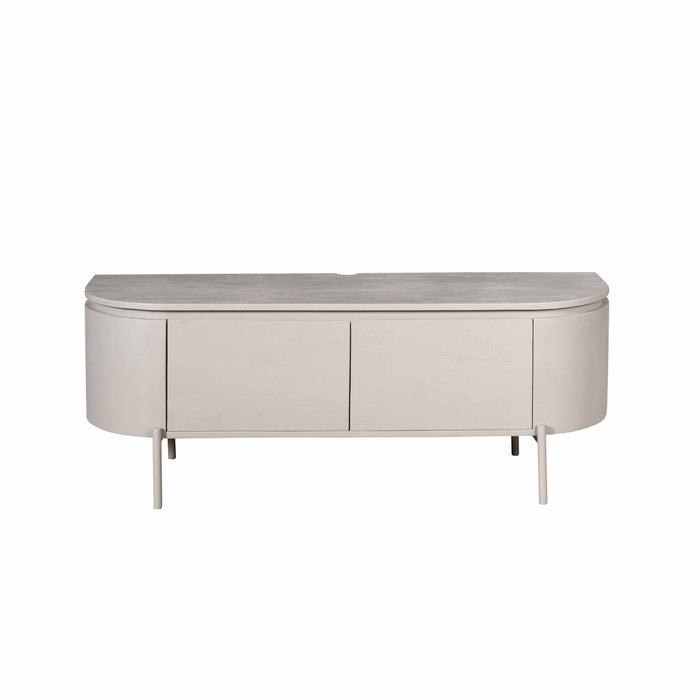 Tv meubel Excellent Taupe Mangohout 120 cm