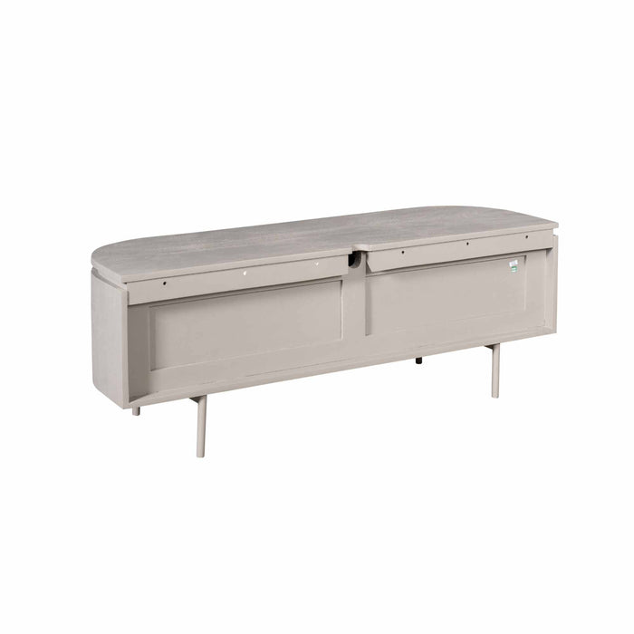 Tv meubel Excellent Taupe Mangohout 120 cm