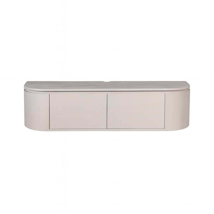 Tv meubel Excellent Taupe Mangohout 120 cm