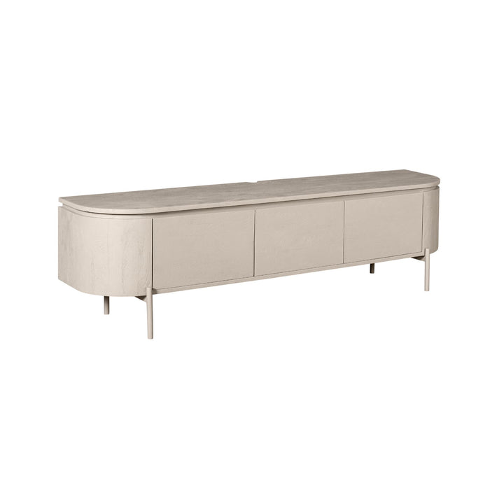 Tv meubel Excellent Taupe Mangohout 160 cm