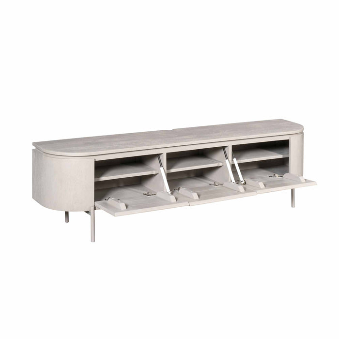 Tv meubel Excellent Taupe Mangohout 160 cm