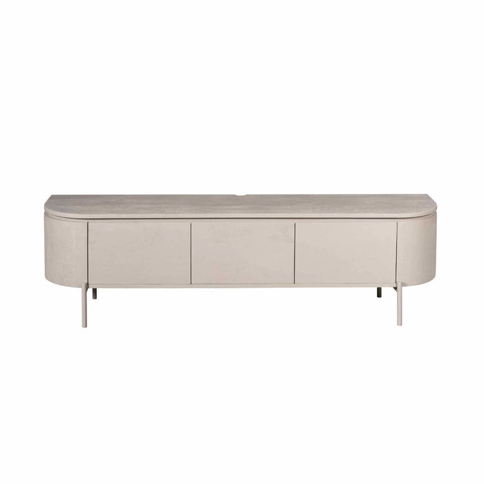 Tv meubel Excellent Taupe Mangohout 160 cm