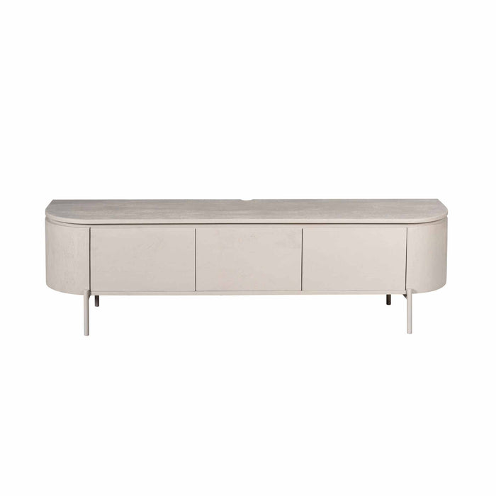 Tv meubel Excellent Taupe Mangohout 160 cm
