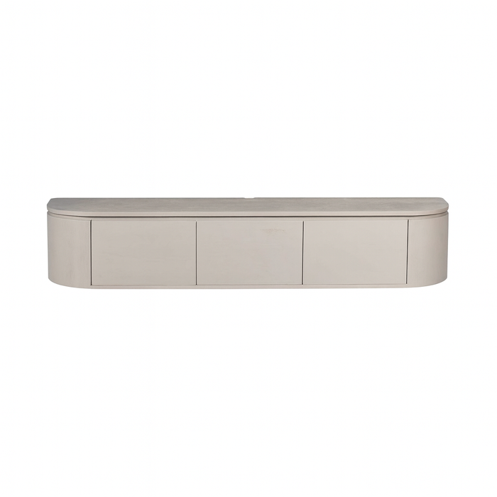 Tv meubel Excellent Taupe Mangohout 160 cm