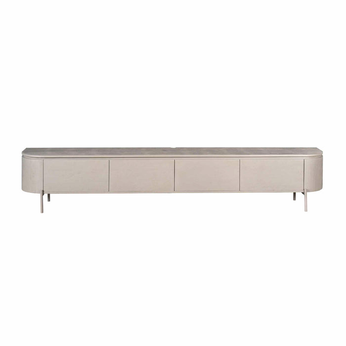 Tv meubel Excellent Taupe Mangohout 200 cm