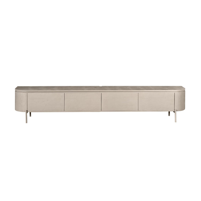 Tv meubel Excellent Taupe Mangohout 200 cm