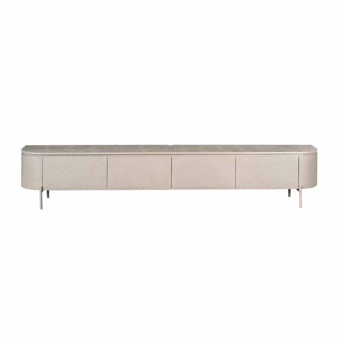 Tv meubel Excellent Taupe Mangohout 200 cm