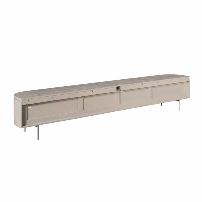 Tv meubel Excellent Taupe Mangohout 200 cm
