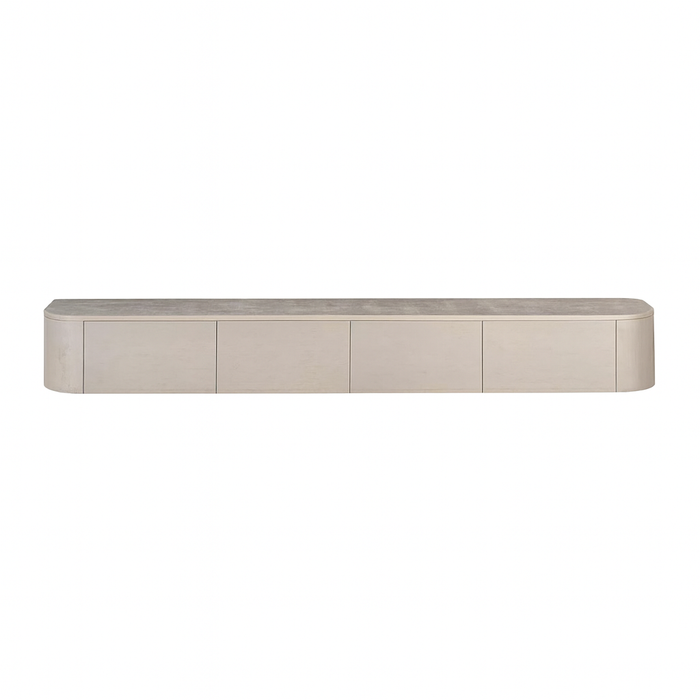 Tv meubel Excellent Taupe Mangohout 200 cm