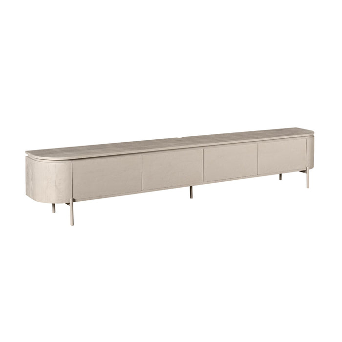 Tv meubel Excellent Taupe Mangohout 240 cm