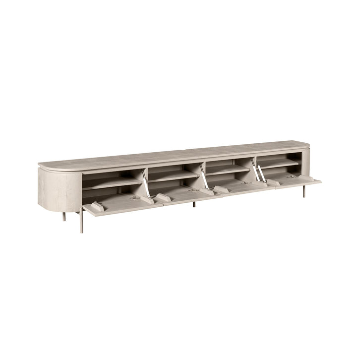 Tv meubel Excellent Taupe Mangohout 240 cm