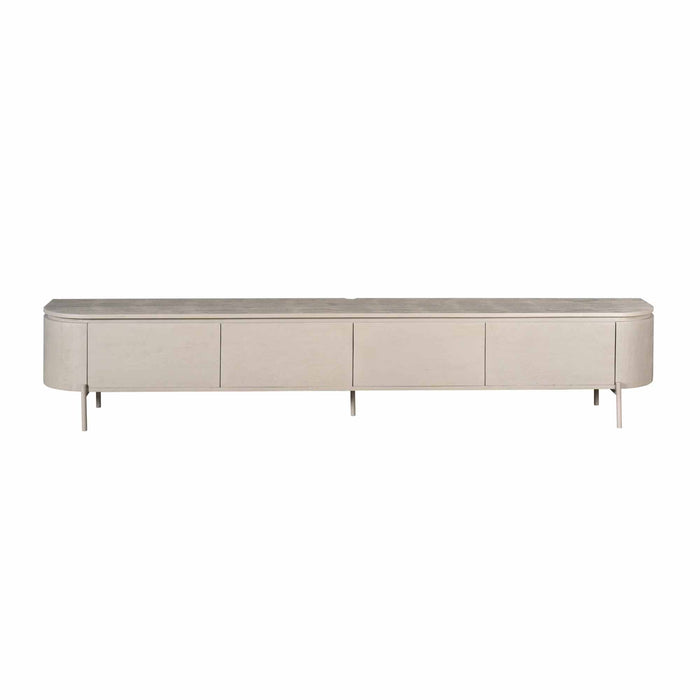 Tv meubel Excellent Taupe Mangohout 240 cm
