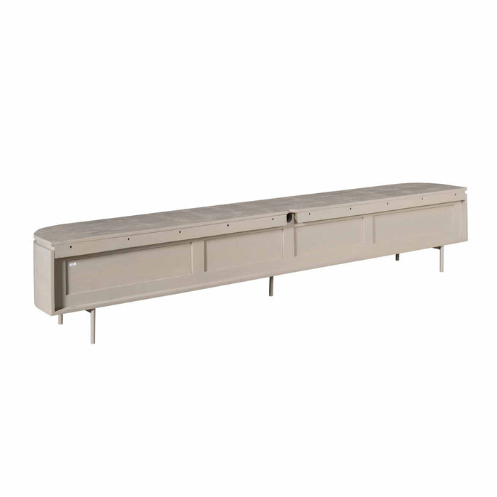Tv meubel Excellent Taupe Mangohout 240 cm