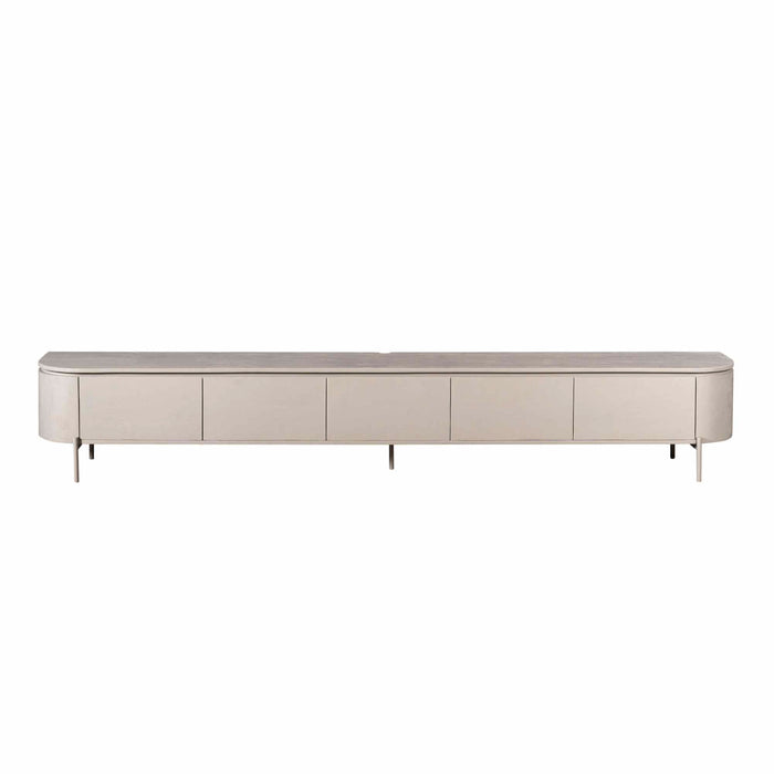 Tv meubel Excellent Taupe Mangohout 280 cm