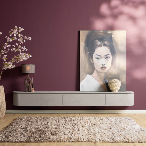 Tv meubel Excellent Taupe Mangohout 280 cm